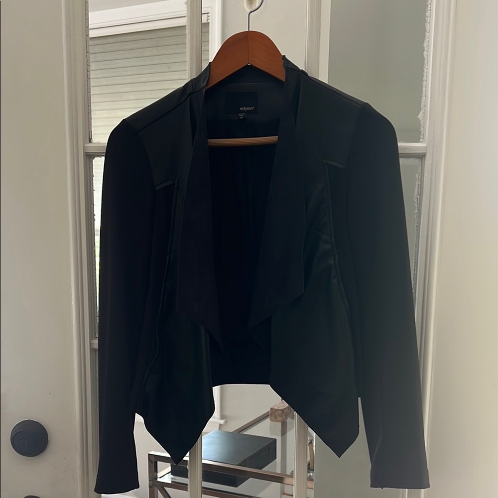 Wilsons Leather Black Blazer Classic Formal Jacket